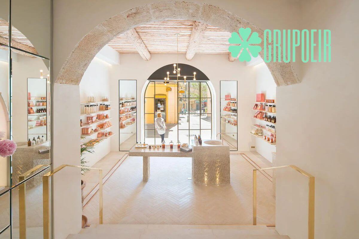 estilo provenzal en tiendas de lujo y boutiques