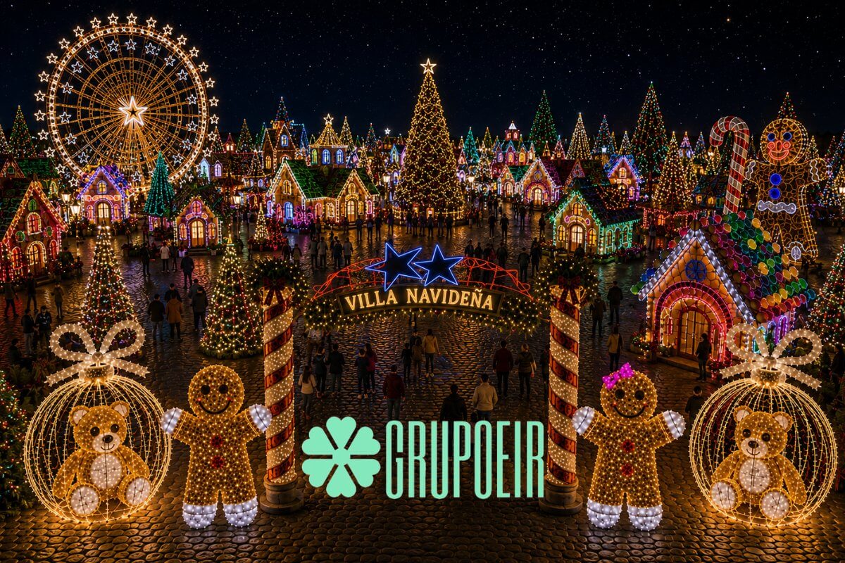 Luces de Navidad para Villas Iluminadas y Sitios Turisticos Mexico Grupoeir