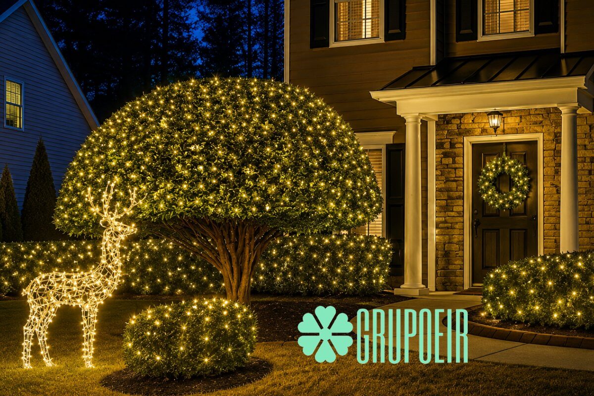 Redes de Luces Led Navidad Mexico Grupoeir