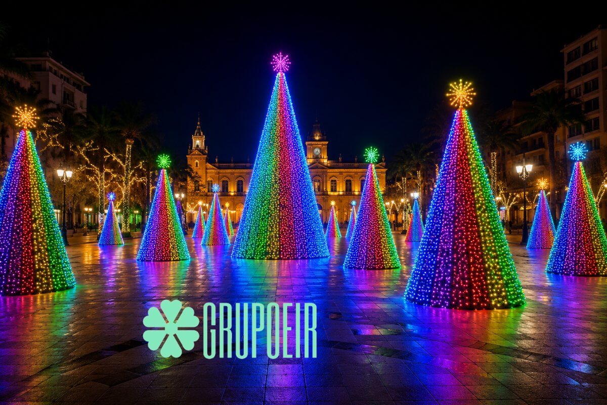 Series Led Luces de Navidad Mexico Grupo Electro Industrial Renovable