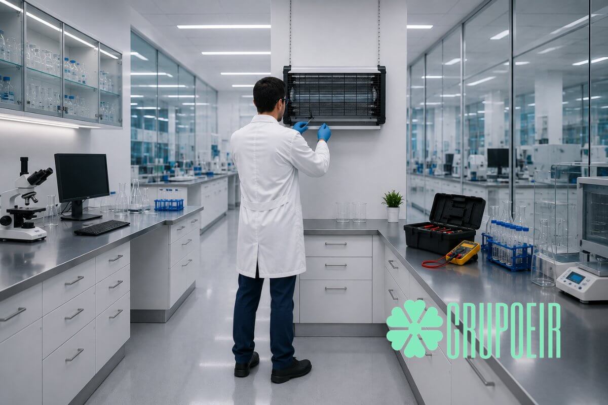 Como realizar el Mantenimiento de las Lamparas Insectronics Mexico Grupoeir