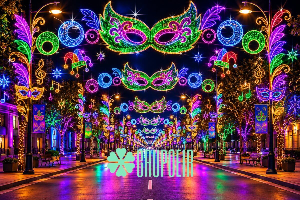 Feston Decorativo Adornos Carnavales Ferias Festivales Mexico Grupoeir