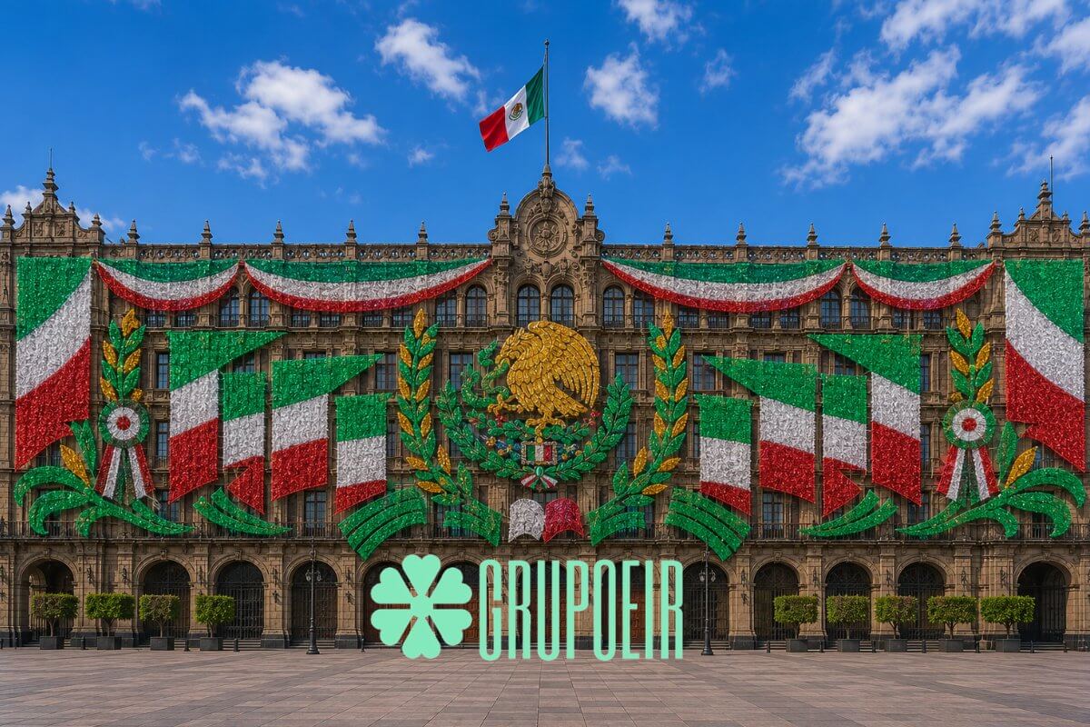 Feston Decorativo Adornos Patrios Fiestas Patrias Mexico Grupoeir