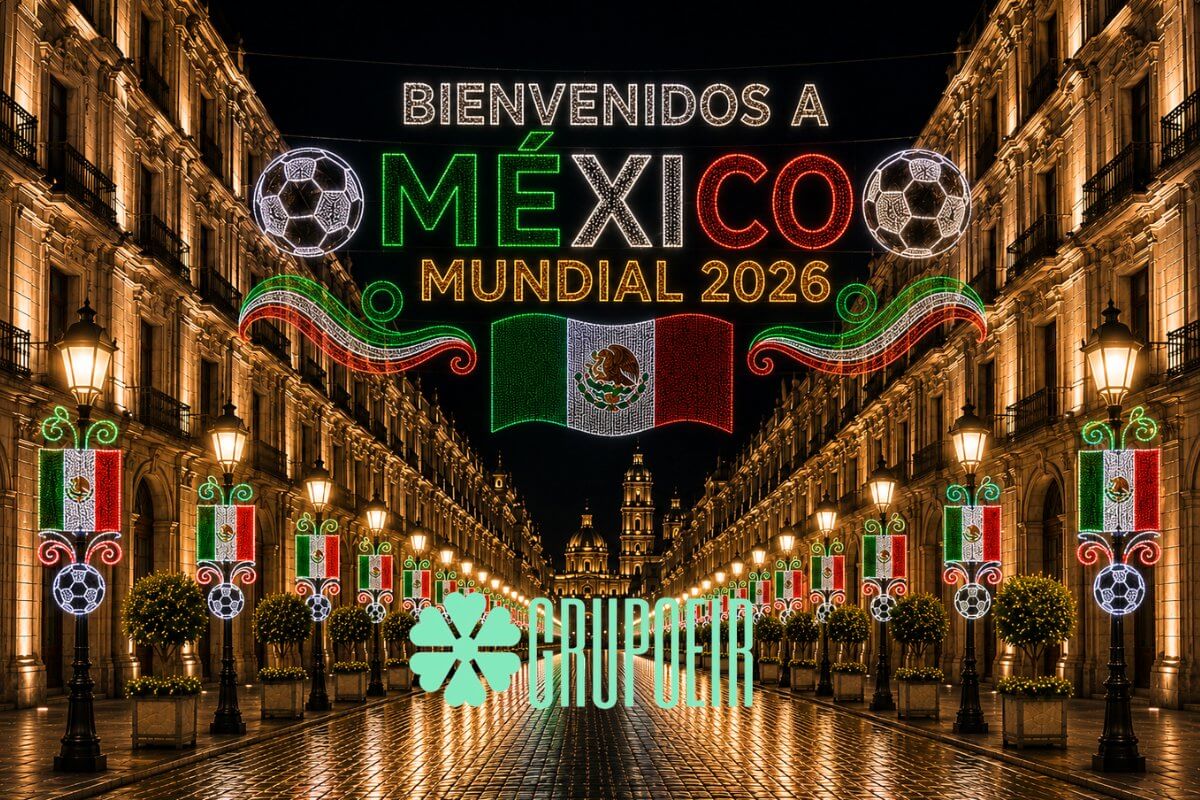Grupoeir Especialistas en Iluminacion Mundialista Mexico negocios y espacios publicos