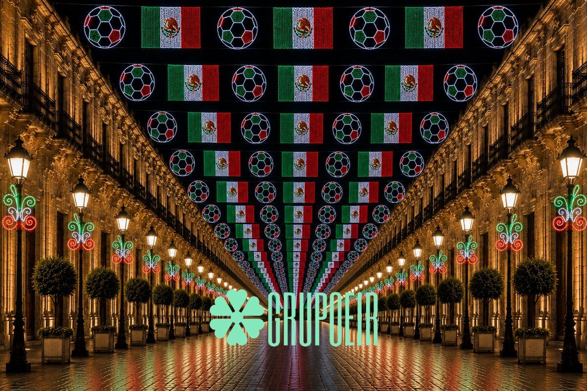 Haz que tu espacio brille Iluminacion Mundialista Mexico Grupoeir