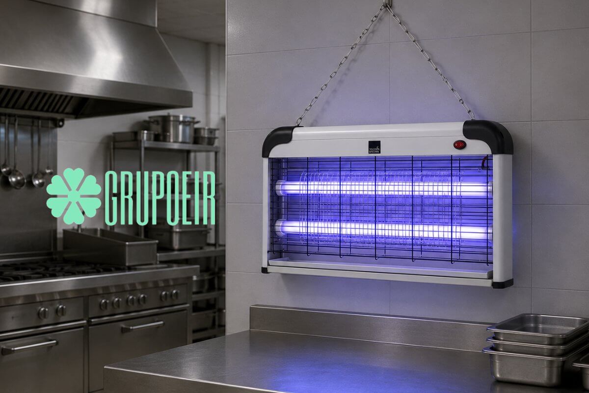 Lamparas Insectronics para restaurantes y cocinas industriales Mexico Grupoeir