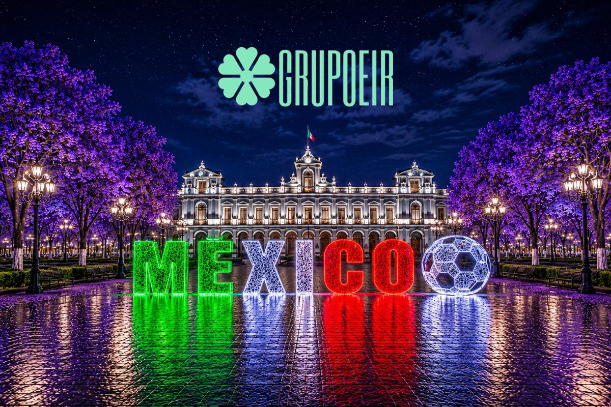 Series LED Iluminacion Mundialista Mexico Grupoeir